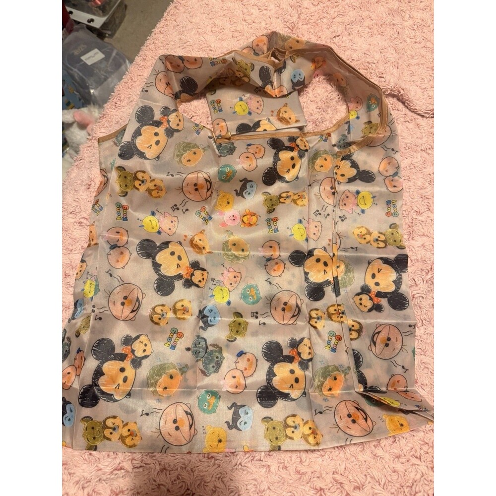 Disney Mickey Mouse Foldable Waterproof Tote Bag Travel Tsum Tsum Hong Kong